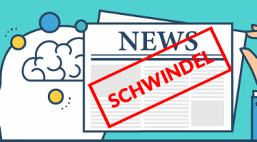 Zeitung mit Fake News