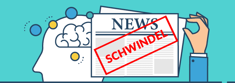 Zeitung mit Fake News