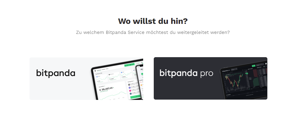 Screenshot von login bitbanda