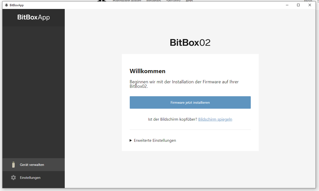 Bitbox App