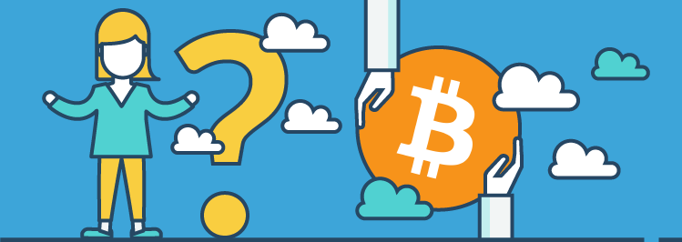 Bitcoin und Fragezeichen